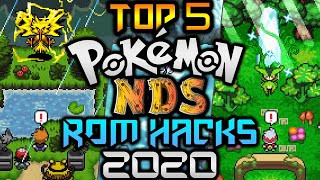 Top 5 Pokemon NDS Rom Hacks With Mega EvolutionAlolan FormsNew Story amp New Region 2020 [upl. by Jegger28]