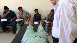 neurological examination of lower limb3 palpation\ powersensation [upl. by Elga]