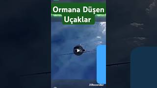 Ormana Düşen Uçaklar planecrash viralvideo [upl. by Stead]