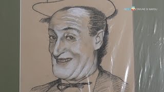 Totò visto da Luciano Molino una mostra a San Severo al Pendino [upl. by Rehpotisrhc]