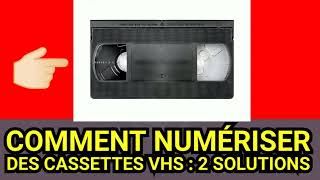 COMMENT NUMÉRISER des CASSETTES VHS  2 SOLUTIONS [upl. by Ilram]