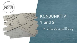 Konjunktiv 1und 2  die Basics schnell erklärt [upl. by Werdnaed]