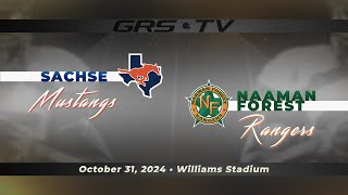 GISD Varsity Football NFHS vs Sachse [upl. by Christianson]