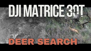 DJI Matrice 30T  Thermal Test  Deer Search [upl. by Lars]