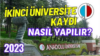 AÖF DGS Açıköğretim Kaydı Nasıl Yapılır 2022 Bilgisayardan Uygulamalı Gösterim  Dikey Geçiş Sınavı [upl. by Eellehs]