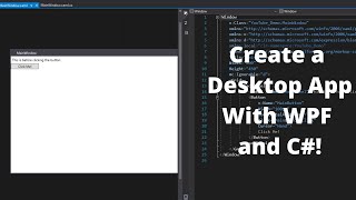 Start Building a Desktop App in WPF C  WPF C Tutorial Part 1 [upl. by Lauber]