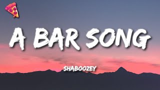 Shaboozey  A Bar Song Tipsy Lyrics [upl. by Koah]