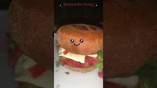 घर पर बर्गर बनाये Homemade Veg Burger Burger Recipeswaadkerang [upl. by Nnylodnewg]