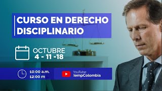 Curso en derecho disciplinario [upl. by Lati]