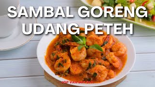 Hoe maak je Indische Sambal Goreng Udang Peteh Garnalen [upl. by Derdlim]