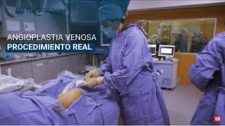 Procedimiento Angioplastia Venosa con balón stent CASO REAL [upl. by Htebyram]