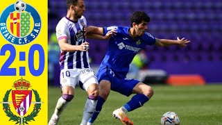 HIGHLIGHTS Getafe CF vs Real Valladolid  20   Laliga Spain league 2024  ALL GOALS [upl. by Vani]