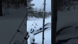 Canadian Family Finds Vehicles Buried in Snow [upl. by Sevy]