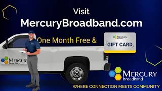 Mercury Broadband Were In Your Neighborhood [upl. by Eimerej379]