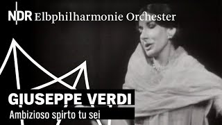 Maria Callas singt Verdi quotAmbizioso spirto tu seiquot 1959  Macbeth  NDR Elbphilharmonie Orchester [upl. by Goodrow]