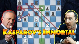 Garry Kasparovs Immortal Game  Kasparov vs Topalov  Wijk aan Zee 1999 [upl. by Assyli497]