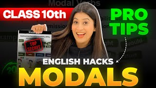 MODALS class 10🔥 Super Hacks and Tricks😎 Complete Revision in 12 mins✅ [upl. by Lajib759]