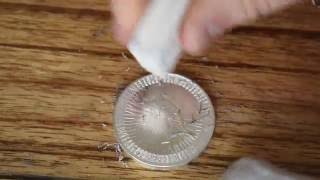 How to remove Milk Spots and Fingerprints from Silver Coins [upl. by Natasha282]