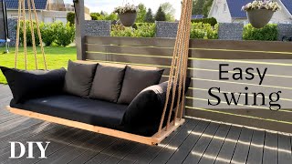 Hollywoodschaukel selber bauenPorch Swing DIY Hängeschaukel Swing Chair Bed SwingСадовые качели [upl. by Lanae]