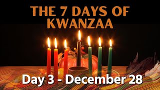 7 Days of Kwanzaa  Day 3  Ujima [upl. by Dickinson24]