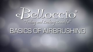 Belloccio Airbrush Makeup  Basics of Airbrushing [upl. by Brunell823]