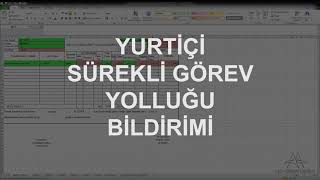 Yurt içi Sürekli Görev Yolluğu Bildirimi Formu Nasıl Doldurulur [upl. by Maria]