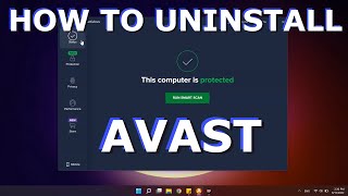 How to uninstall Avast antivirus completely Windows 11 10 [upl. by Rafaello150]