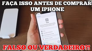 Como saber se o iPhone é original ou falso  dicas antes de comprar um seminovo [upl. by Carli]