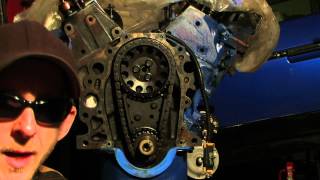 Pontiac Fiero  How to convert the 34 timing chain cover amp Harmonic balancer [upl. by Euhc907]