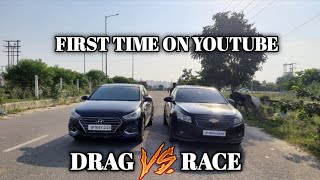 VERNA VS CRUZE 🔥 DRAG RACE 🚀 FIRST TIME ON YOUTUBE [upl. by Riek889]