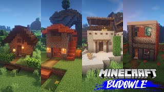 MINECRAFT  JAK ZBUDOWAĆ STARTOWY DOM 5x5 KRATEK  MINECRAFT BUDOWLE 18 [upl. by Nairdna426]