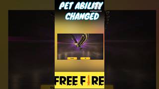 falco pet ability changed ✅  ytshorts freefire gaming [upl. by Gavette]