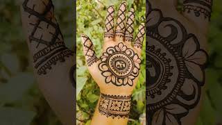 Organic mehndi design  New mehndi design 2024  Simple New style mehndi design newdesign2024 art [upl. by Alakam]