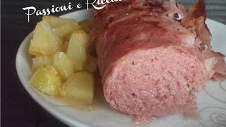 Video ricetta polpettone al forno con patate Ricette di MarGi [upl. by Htiekram]