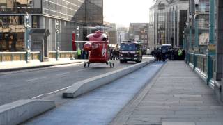 Emergency helicopter landing in London [upl. by Lemcke141]