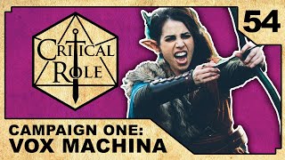 In the Belly of the Beast  Critical Role VOX MACHINA  Episode 54 [upl. by Devonna]