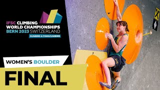 Womens Boulder final  Bern 2023 [upl. by Orola]