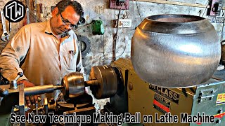 Different Method  Making Circle Ball Of Caterpillar Grader  Amazing work [upl. by Dwinnell]