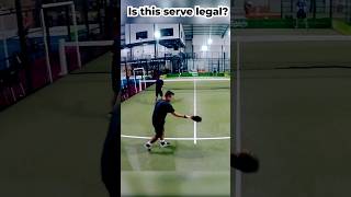 Padel Center Serve  Is it allowed [upl. by Aramal]