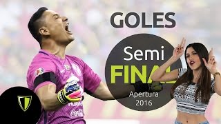 GOLES de las Semifinales  Liga Mx AP 2016 [upl. by Hayotal]