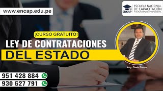 CURSO LEY DE CONTRATACIONES DEL ESTADO  2024 [upl. by Nagam127]