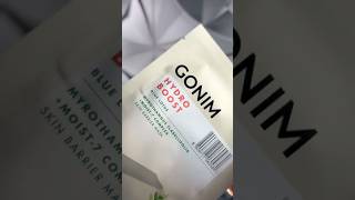 Skin care routine with GONIMs Hydro Boost Skin Barrier Mask KBeautyRoutin SensitiveSkinSafe [upl. by Yr]