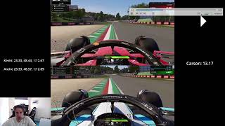 F1 24 Imola Track Guide Analyzing 2 Esports Level Laps 11267 vs 11289 [upl. by Prosper509]