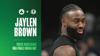 Jaylen Brown NBA Finals Media Day Full Press Conference [upl. by Angele]