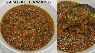 RESEP SAMBAL BAWANG PEDES ENAK BANGET [upl. by Gorlin]