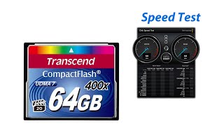 Transcend 400X 64GB CompactFlashCF UDMA 7  Blackmagic Speed Test [upl. by Threlkeld724]