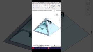 Massing in Revit  Modern Pyramid House Tutorial revit revittutorials enscape [upl. by Painter]