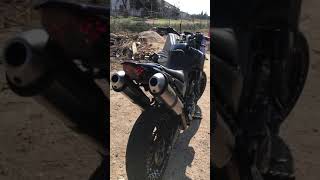 Yamaha XT660X Akrapovic Exhaust Sound Greece [upl. by Ethan]