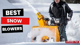 Unveiling the BEST Snow Blowers of 2024 [upl. by Akemat]