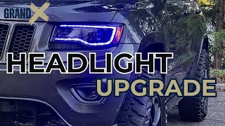 Jeep Grand Cherokee HEADLIGHT UPGRADE [upl. by Gee]